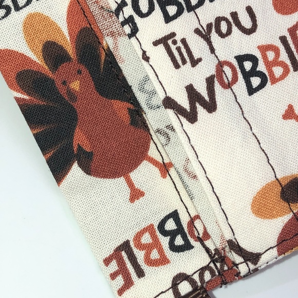 GOBBLE TIL YOU WOBBLE FACE MASK~NEW! - Picture 6 of 15